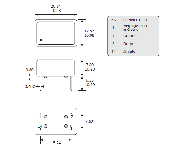 mcocxows 20.14-12.52 OCXO