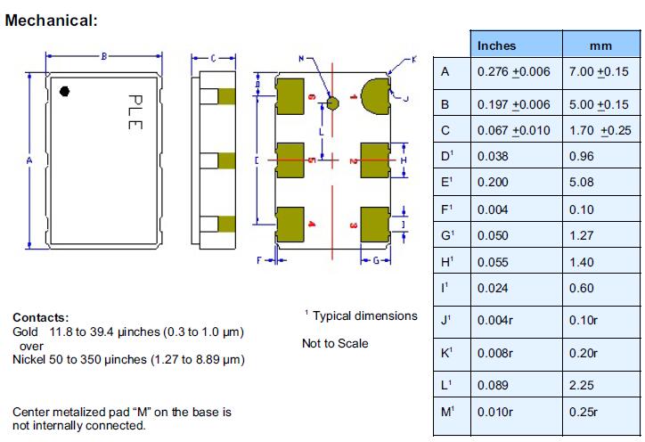 pe99d 3.3v 7050 PECL