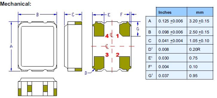 sm44l 3.3v 3225 CMOS