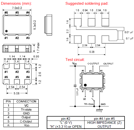 GEYER晶振,压控晶振,KXO-V63晶振,SPXO进口晶振