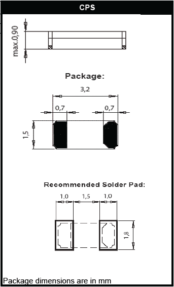 Cardinal晶振,贴片晶振,CPS晶振,3215晶振