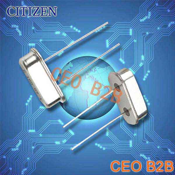 西铁城晶振,石英晶体谐振器,HC-49晶振