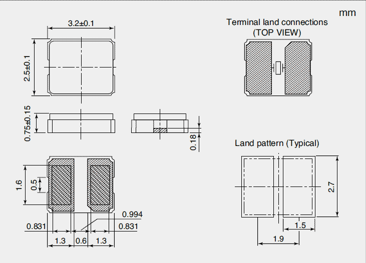 NX3225GB-CRA-2 3.2_2.5 NX3225GB-CRA-2 3.2_2.5