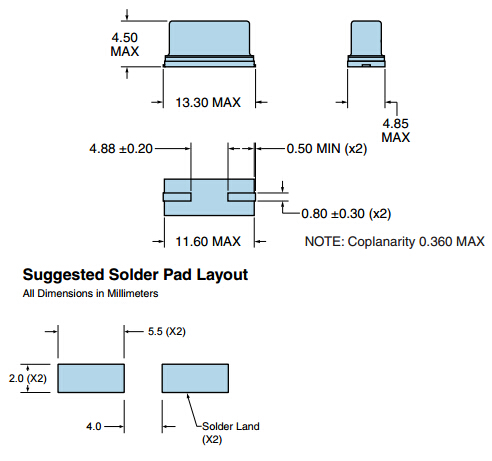 E2SAA18-3.6864M 49SMD
