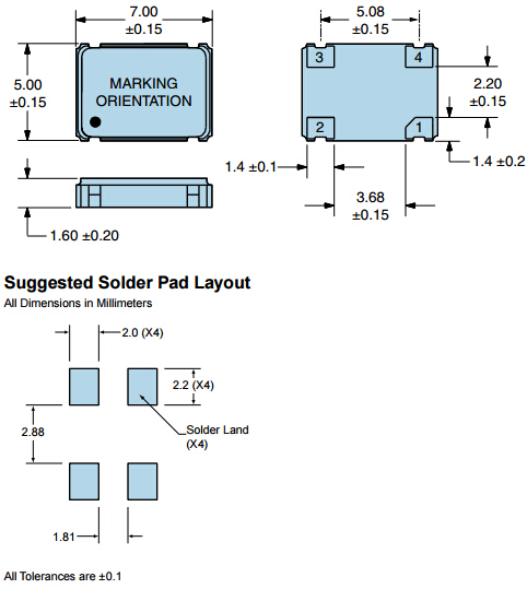 EP2645ETTTS-15.000M TR 7050 XO