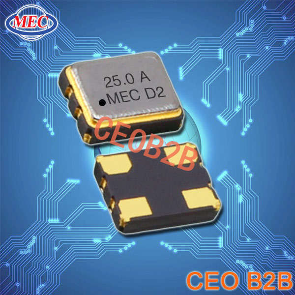 玛居礼晶振,石英晶体振荡器,H32晶振,3.2*2.5mm时钟晶体振荡器