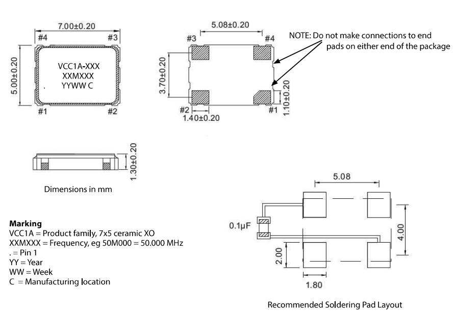 Microchip有源晶振,VCC1A-A3F-24M5760000TR,宽带接入6G晶振