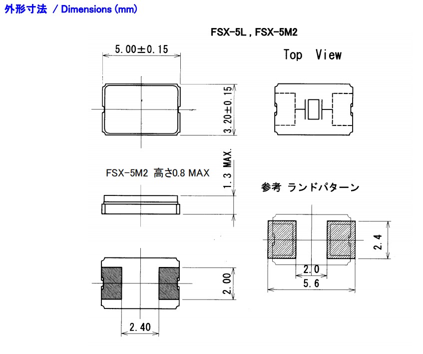 FSX-5L,FSX-5M2尺寸