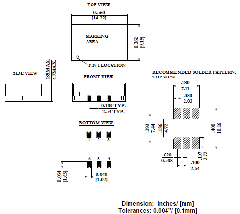 V8F-V8M 14.22-19.91 VCXO